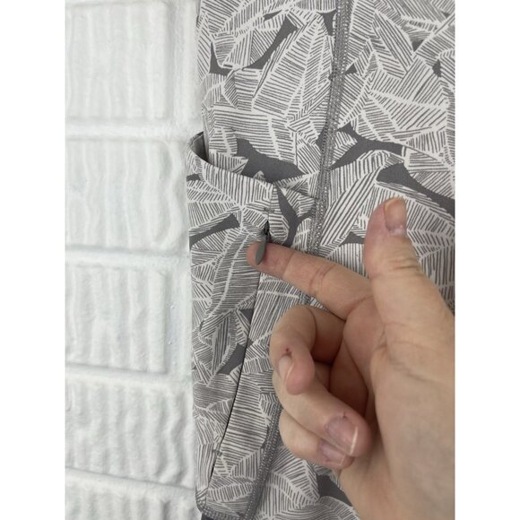 Athleta Leggings Size Small Palm All 7/8 Tight Gray - Picture 6 of 14